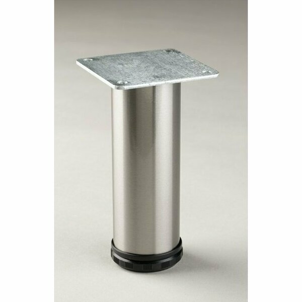 Como Pmi 4 in. To 5 in. Adjustable Cabinet Leg Brushed Steel 552-10-ST
